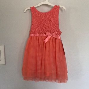 Cat & Jack Baby Girl Dress - Coral 12-18M